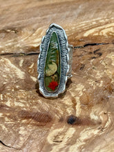 70s inspired Dried Flower Rings - boho - hippie - Statement Ring - Lily of the Valley